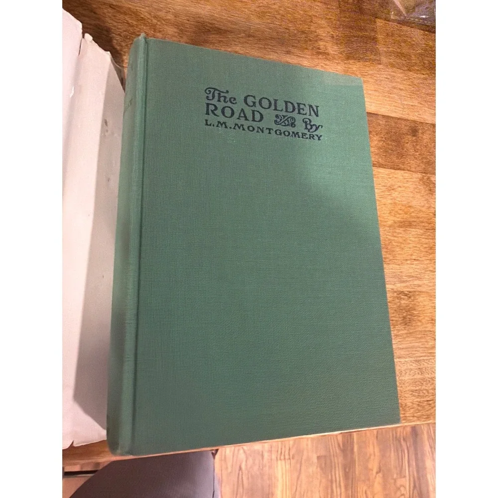 Vintage The Golden Road L.M. Montgomery Grosset & Dunlap WWII Era Dust Jacket